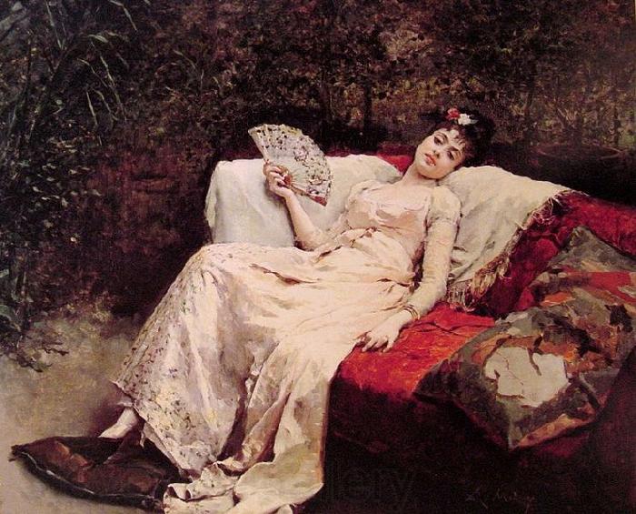 unknow artist Reclining Lady